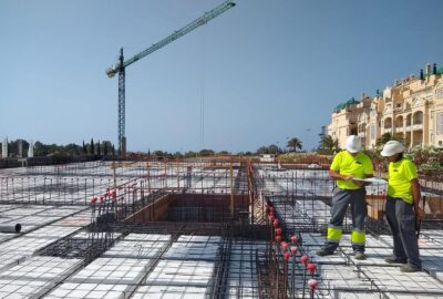 Construcción de la promoción de villas de lujo Epic Marbella.
